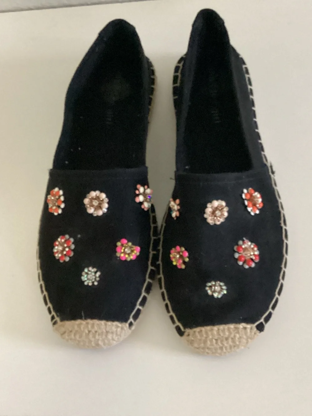 Madden Girl Jeweled Espadrille Flats - Women's Slip-On